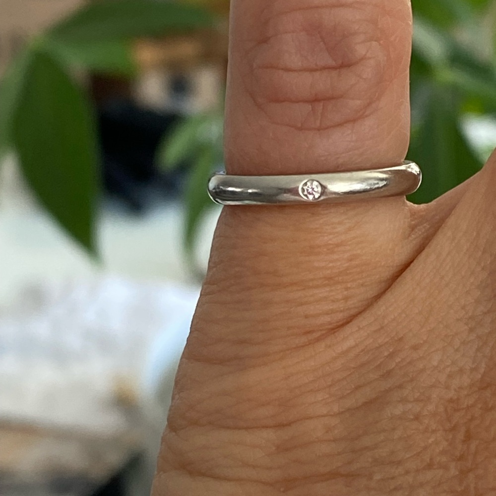 Tiffany & Co Elsa Peretti Platinum Band Ring PT 950